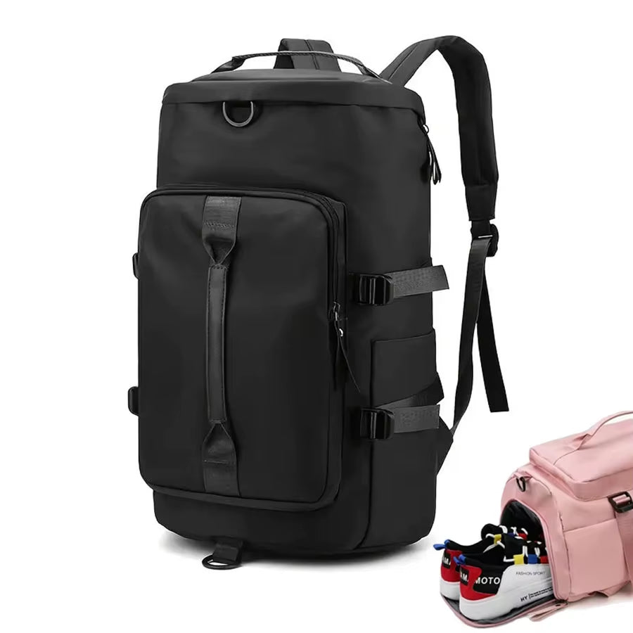 Large Capacity Storage Bag Travel Bag Tote Carry on Duffel Luggage Waterproof Backpack Handbag Oxford Shoulder Women