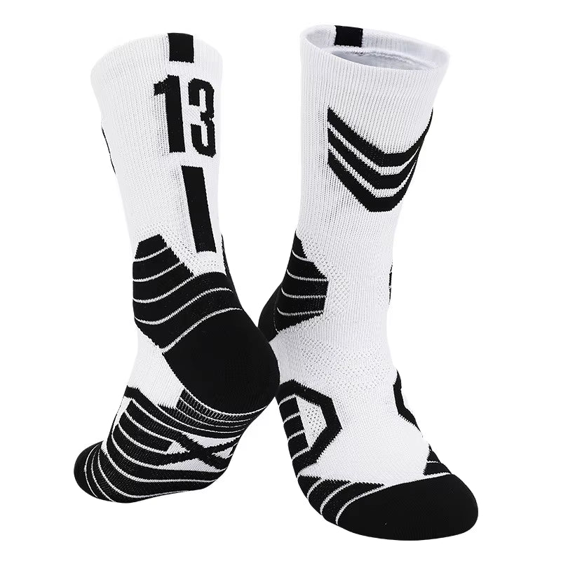 Thickened Professional High Basketball Towel Socks Bottom Knee Breathable Outdoor Running Cycling Men Women Child Sports Socks