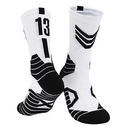 Thickened Professional High Basketball Towel Socks Bottom Knee Breathable Outdoor Running Cycling Men Women Child Sports Socks