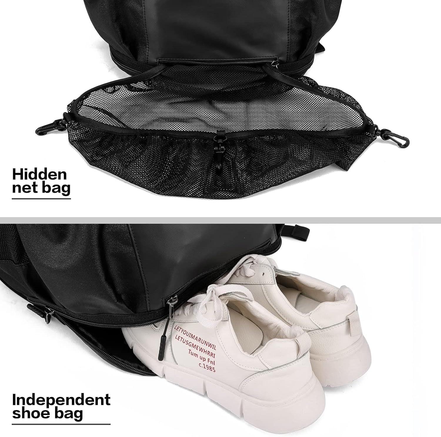 Baseball Backpack Equipment Bag for Adult with 2/4 Bat Holder & Fence Hook Lightweight Mens Softball Bag with Shoes Compartment Coaches Catchers Team Baseball Gear Bags Youth Boys