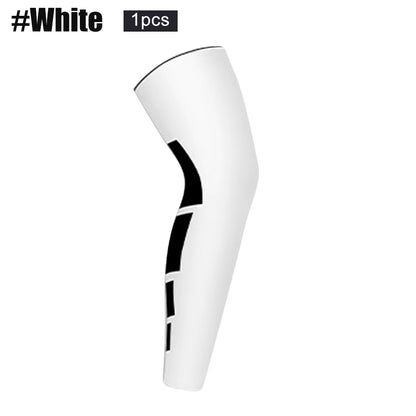 Leg Compression Sleeves, Full Leg Sleeve Long Knee Brace Knee Support Protect Basketball Football Volleyball Cycling Men Women