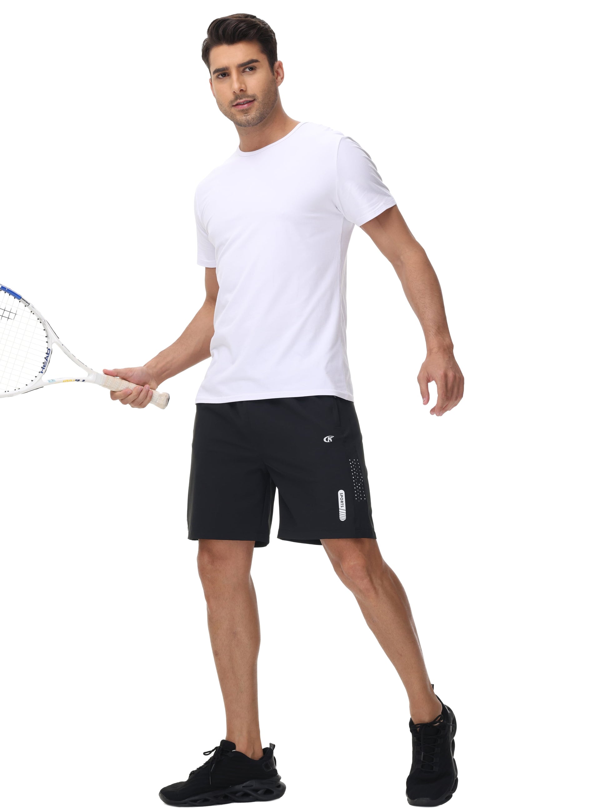 Men'S Athletic Running Shorts Quick Dry Workout Shorts Lightweight Sports Gym Basketball Shorts Hiking