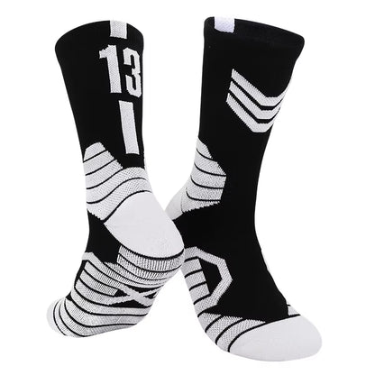 Thickened Professional High Basketball Towel Socks Bottom Knee Breathable Outdoor Running Cycling Men Women Child Sports Socks